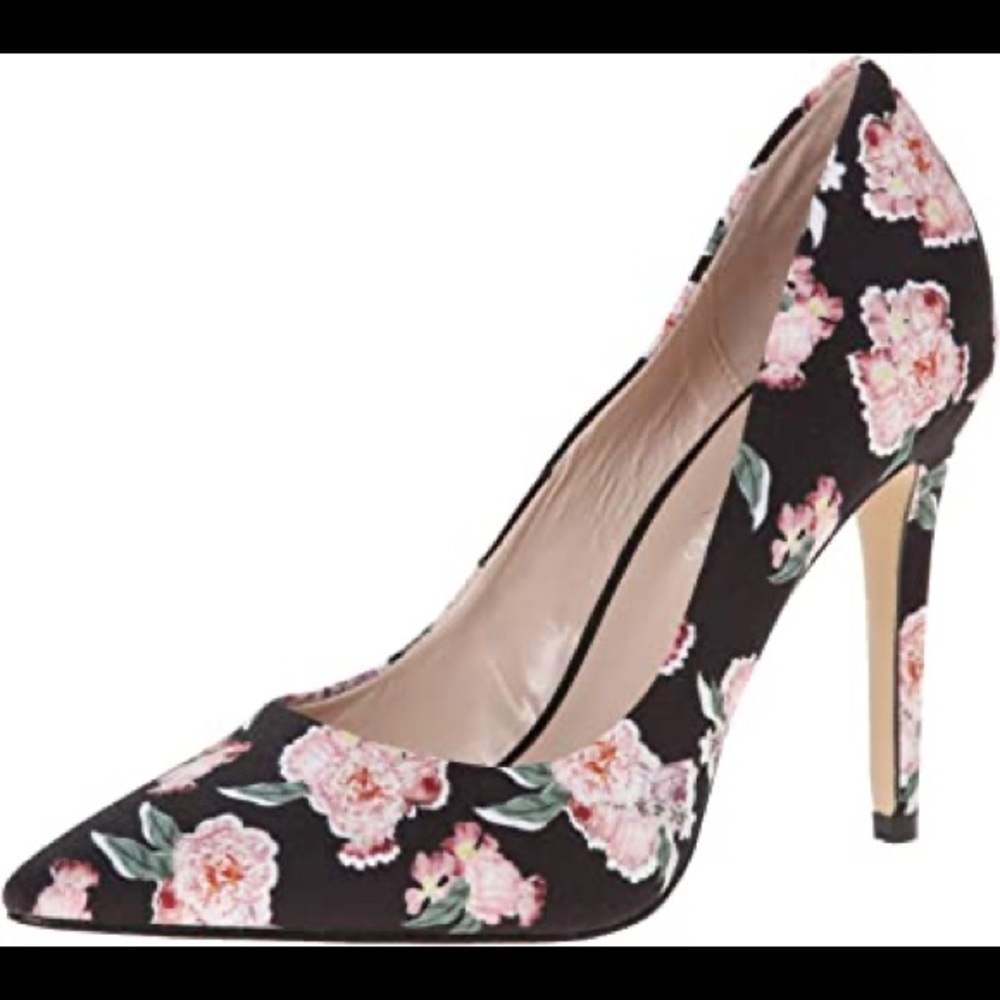 Aldo Choewia Floral Heels, Size 9